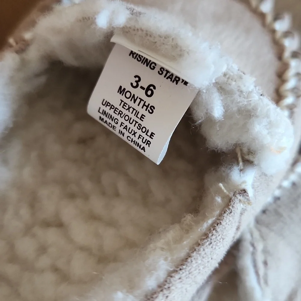 Rising star 3-6 month moccasins.